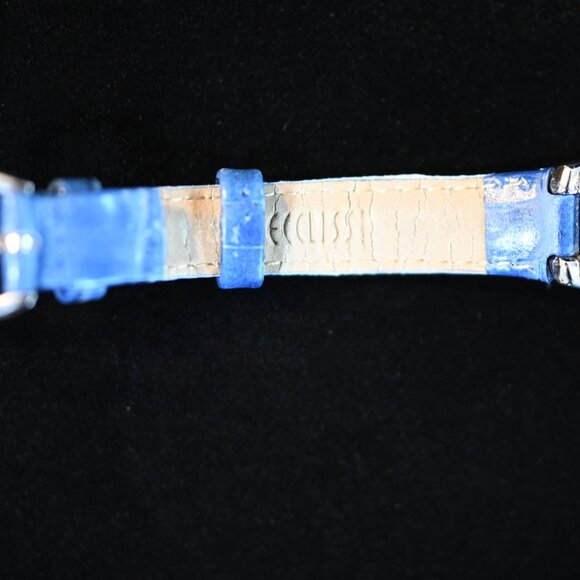 ECCLISSI Sterling Silver Woman's Watch, model 22690 with Leather Band - Picture 7 of 11